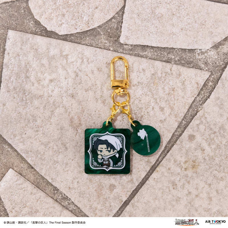 (Goods - Keychain) TV Anime Attack on Titan Key Ring Hanger (Levi)