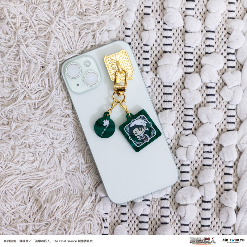 (Goods - Keychain) TV Anime Attack on Titan Key Ring Hanger (Levi)