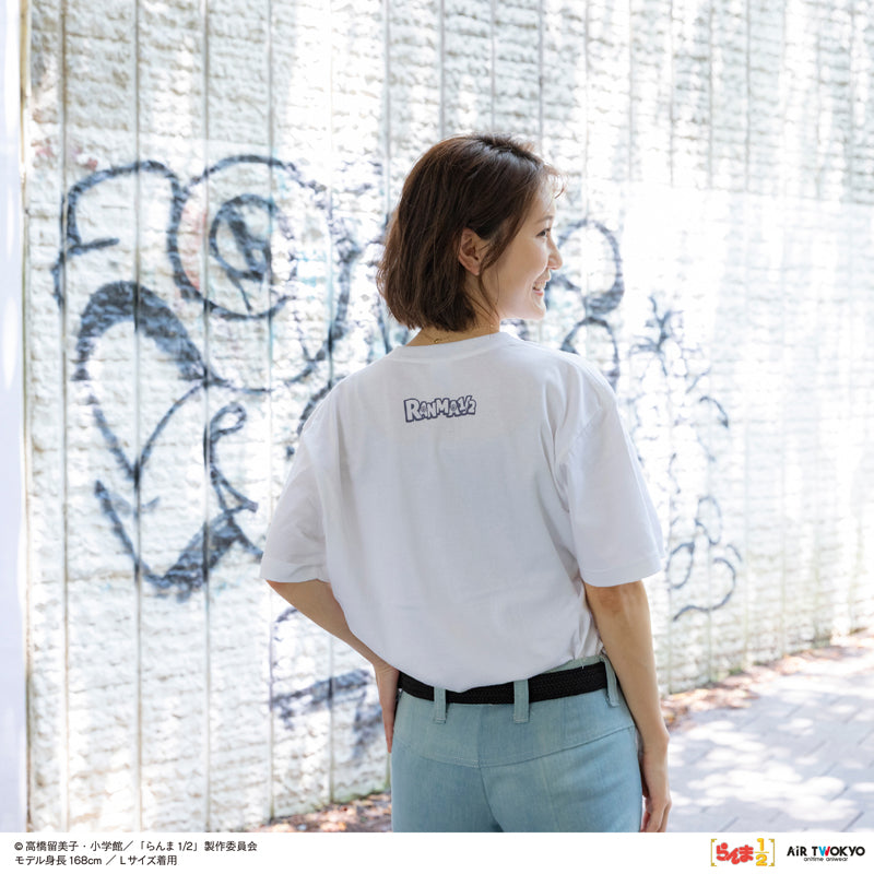 (Goods - Shirt) TV Anime - Ranma 1/2 Vol.2 Pop Art T-shirt 6 (Akane Tendo & P-chan)