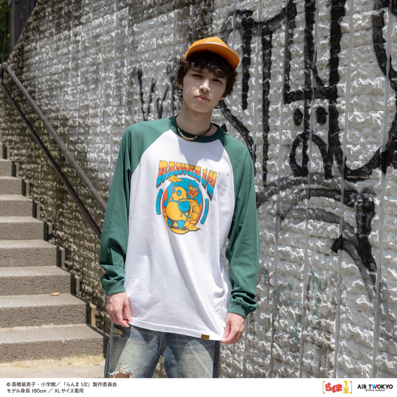 (Goods - Shirt) TV Anime - Ranma 1/2 Vol.2 Pop Art Raglan Sleeve T-shirt 3 (Ranma Saotome & Genma (Panda) ) M