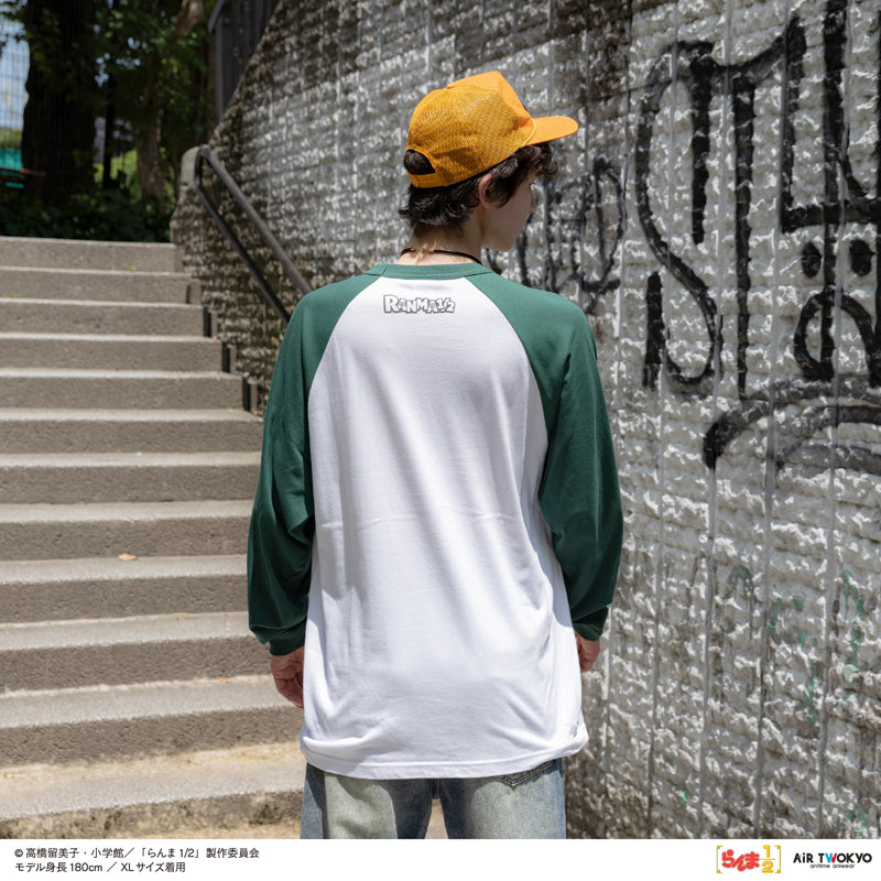 (Goods - Shirt) TV Anime - Ranma 1/2 Vol.2 Pop Art Raglan Sleeve T-shirt 3 (Ranma Saotome & Genma (Panda) ) M