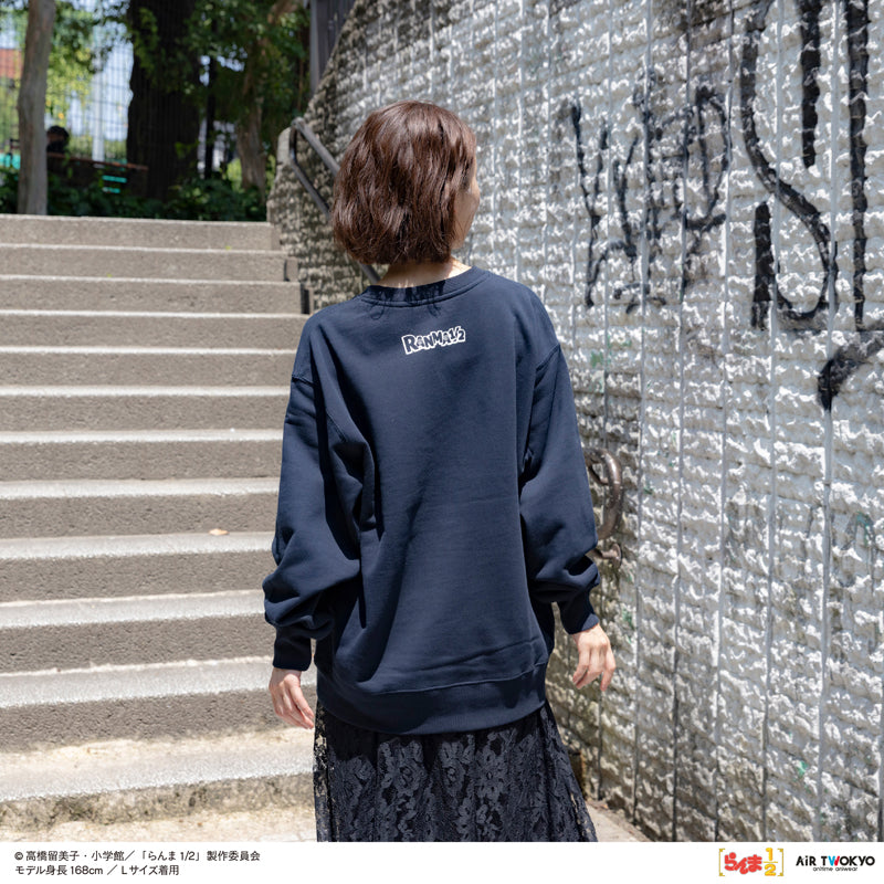 (Goods - Shirt) TV Anime - Ranma 1/2 Vol.2 Pop Art Sweatshirt 3 (Akane Tendo & P-chan) M