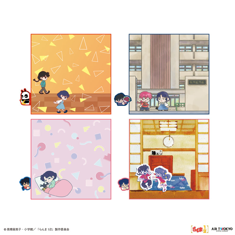 (Goods - Towel) TV Anime - Ranma 1/2 Vol.2 Pyokotto Hand Towel (Walking To School Together)