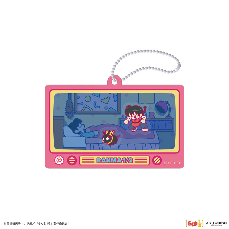 (Goods - Keychain) TV Anime - Ranma 1/2 Vol.2 Shakashaka Shakable Keychain 2 (Ranma Saotome & P-chan)
