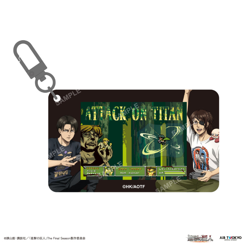 (Goods - Keychain) Attack on Titan The Final Season Final Chapter Shakashaka Shakable Keychain (Levi & Hange)