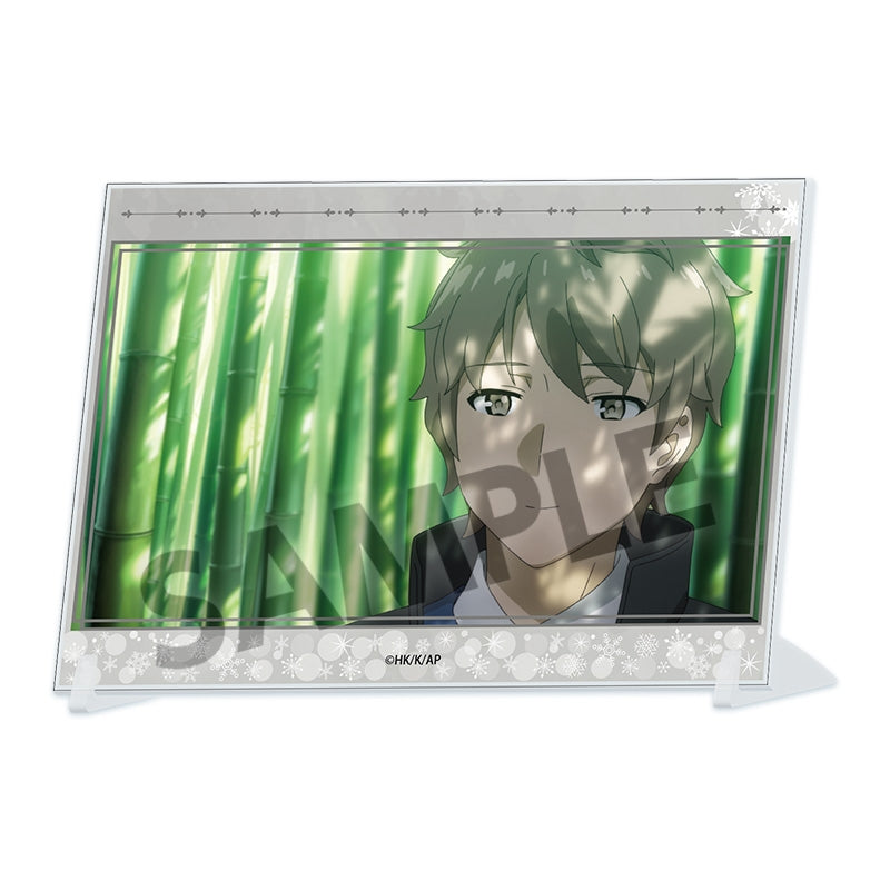 (Goods - Ornament) Rascal Does Not Dream of Santa Claus A6 Visual Acrylic Plate Sakuta Azusagawa