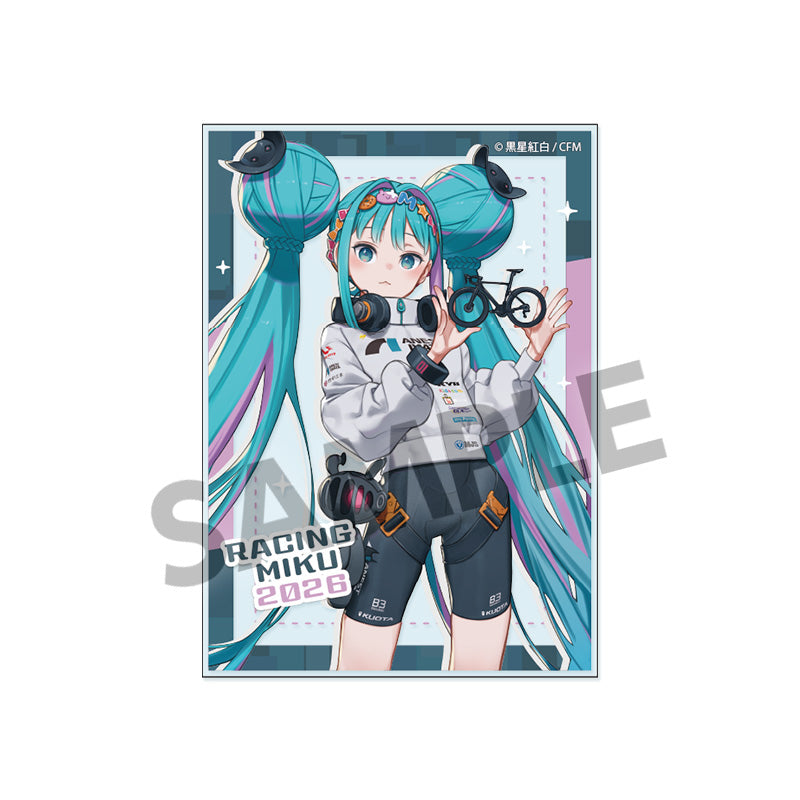 (Goods - Card) Racing Miku 2026 TEAM UKYO Cheering Ver. Acrylic Card