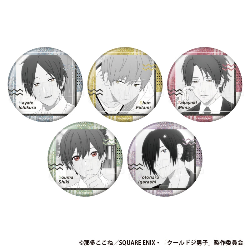 (1BOX=5)(Goods - Badge) TV Anime Play It Cool, Guys Holographic EYE Button Badge