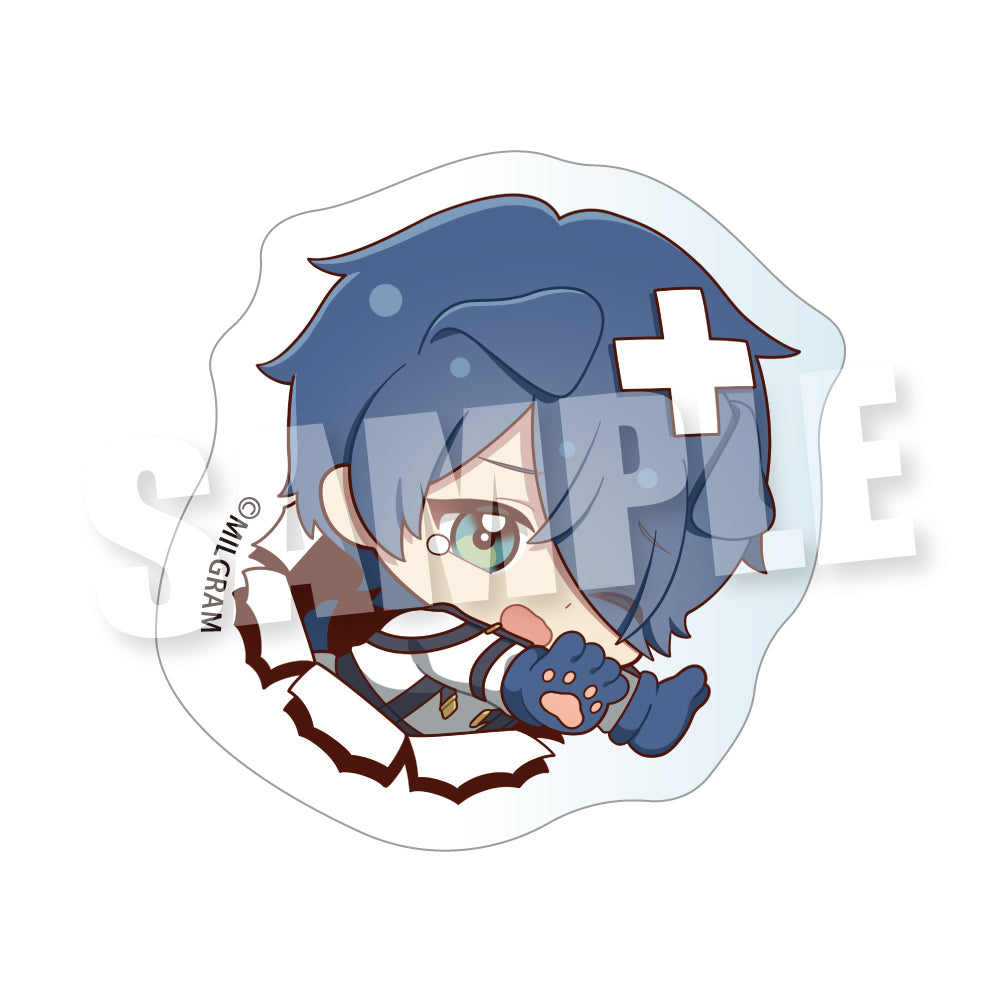 (Goods - Sticker) MILGRAM Biritto Zoo! Die-cut Clear Sticker (Haruka)