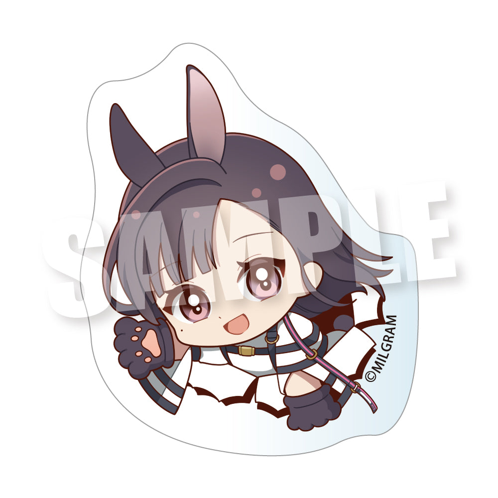 (Goods - Sticker) MILGRAM Biritto Zoo! Die-cut Clear Sticker (Yuna)