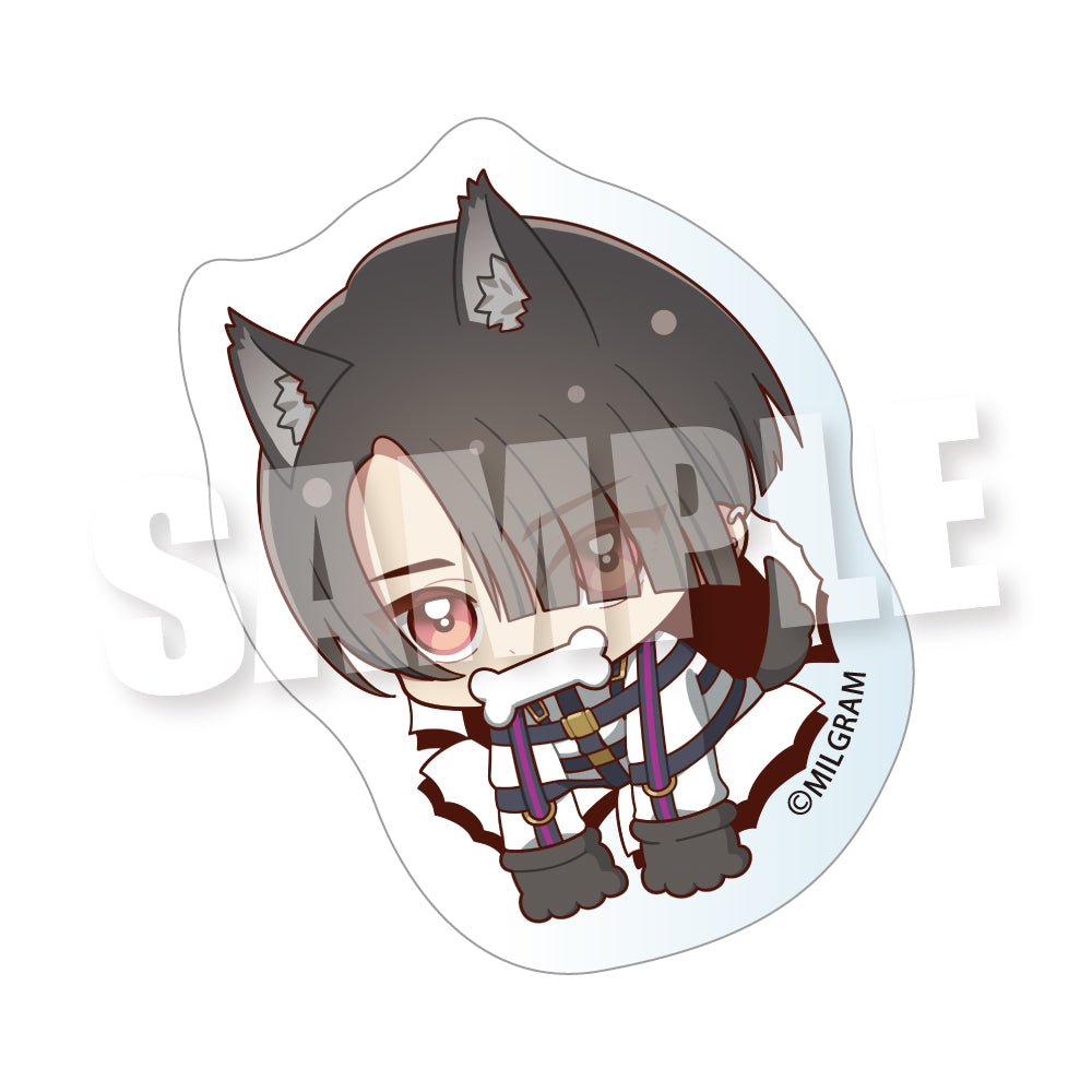 (Goods - Sticker) MILGRAM Biritto Zoo! Die-cut Clear Sticker (Kotoko)