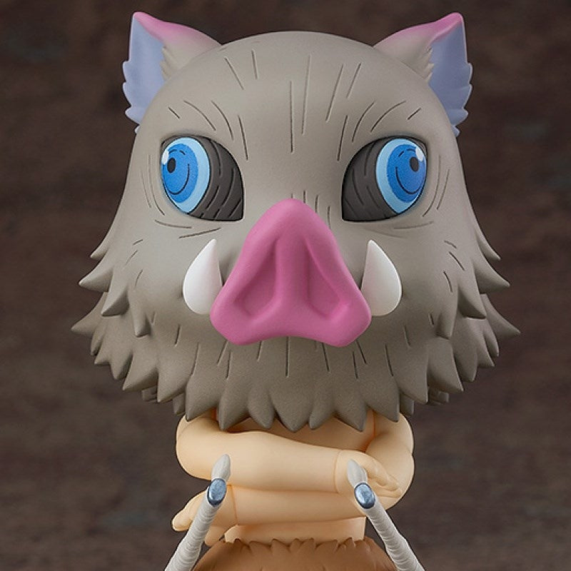 (Action Figure) Demon Slayer: Kimetsu no Yaiba Nendoroid Inosuke Hashibira (Re-release)