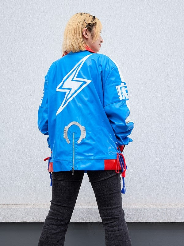 (Goods - Outerwear) Uma Musume: Pretty Derby Tamamo Cross Biker Jacket