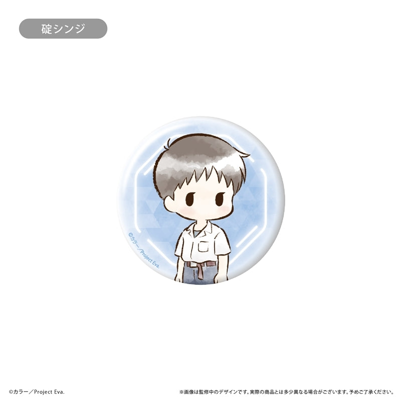 (1BOX=6)(Goods - Badge) Neon Genesis Evangelion Retro Chic Button Badge