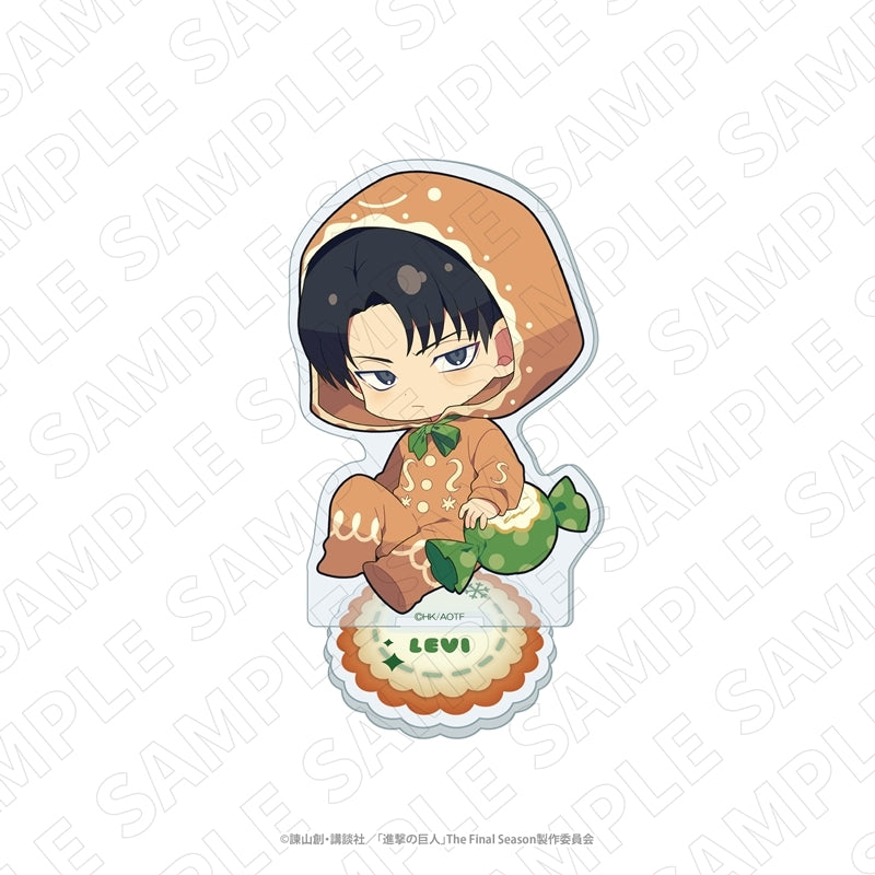 (Goods - Acrylic Stand) Attack on Titan 3 o'clock Attack on Titan Chibi BIG Acrylic Stand (Levi)