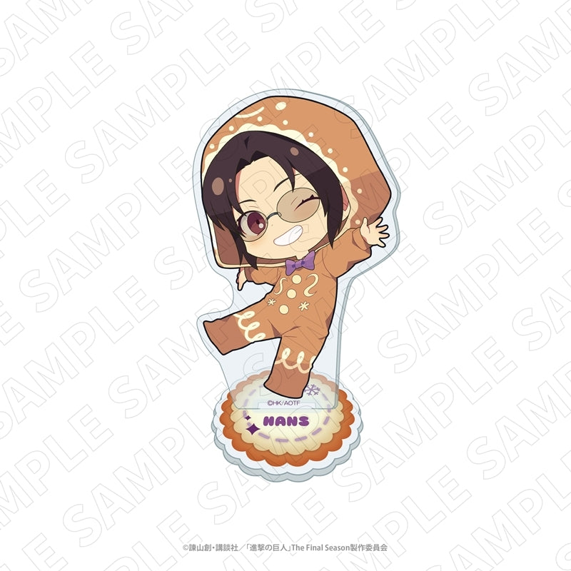(Goods - Acrylic Stand) Attack on Titan 3 o'clock Attack on Titan Chibi BIG Acrylic Stand (Hange)