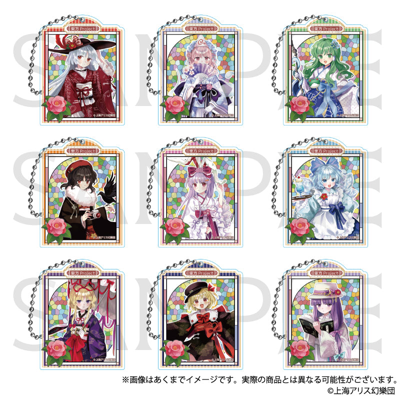(1BOX=9)(Goods - Keychain) Touhou Project Trading Acrylic Keychain Haikara-san ver. Vol.2