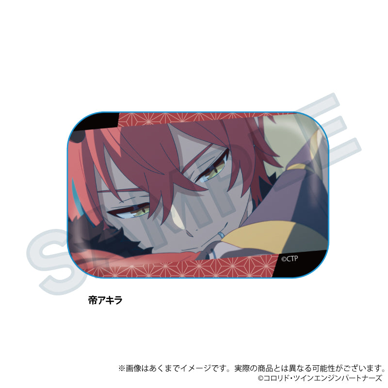 (Goods - Badge) Cosmic Princess Kaguya! Anime Still Square Button Badge Akira Mikado