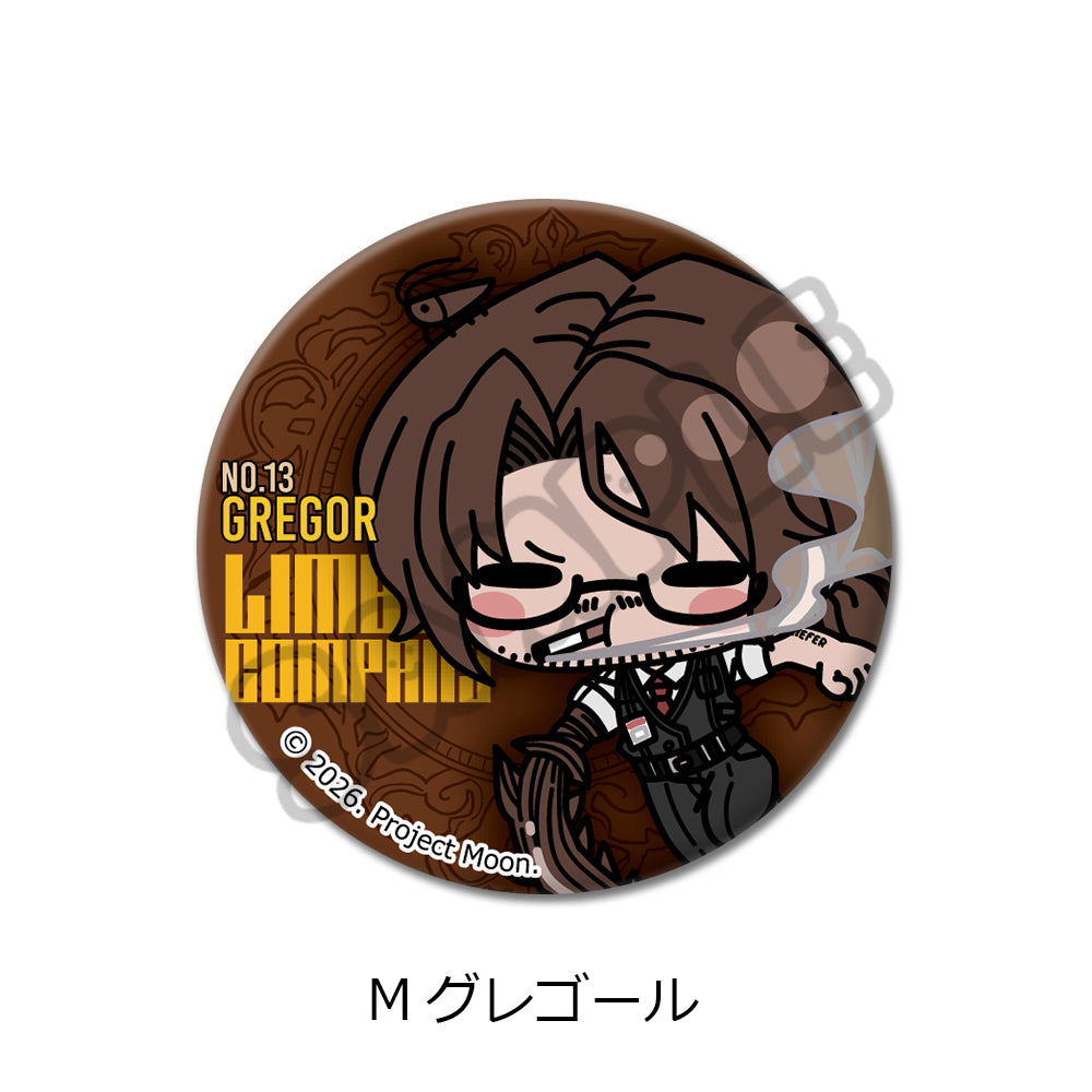 (Goods - Badge) Limbus Company Round-shaped Button Badge (57mm) M (Gregor)