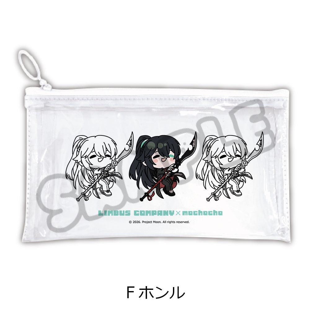 (Goods - Pouch) Limbus Company Flat Clear Pouch F (Hong Lu)