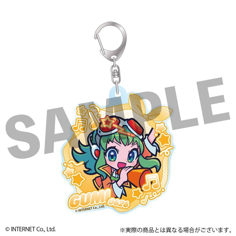 (Goods - Keychain) VOCALOID GUMI Fure Friends Acrylic Keychain Megaphone Ver.