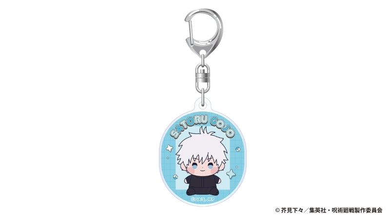 (Goods - Keychain) Anime "Jujutsu Kaisen" 5th Anniv. Mocchibi Acrylic Keychain Satoru Gojo