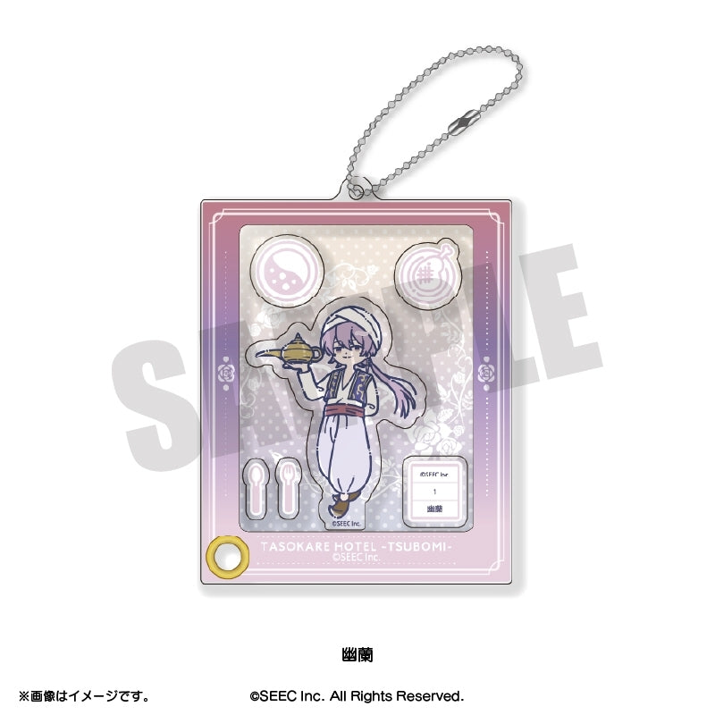 (Goods - Keychain) TASOKARE HOTEL Retro Pop Shakashaka Shakeable Acrylic Keychain Yuran