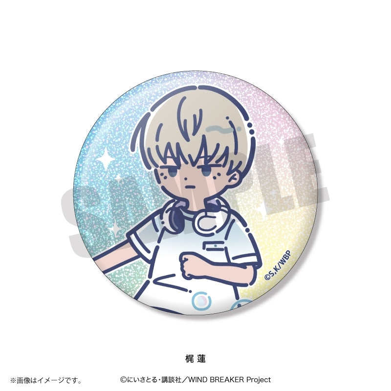 (1BOX=10)(Goods - Badge) TV Anime WIND BREAKER Retro Pop Vol. 4 Kirakira Button Badge (10 Types Total)