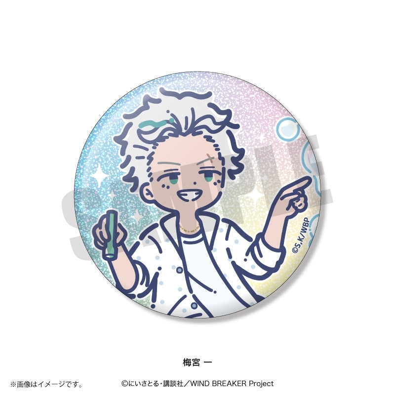 (1BOX=10)(Goods - Badge) TV Anime WIND BREAKER Retro Pop Vol. 4 Kirakira Button Badge (10 Types Total)
