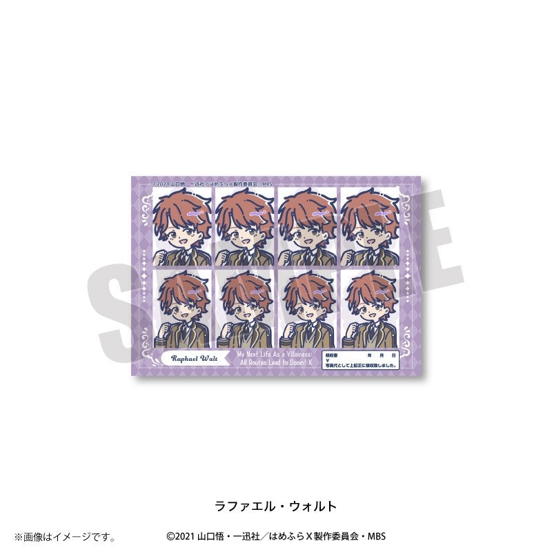 (Goods - Sticker) My Next Life as a Villainess: All Routes Lead to Doom! X TV Anime RetoPopu ID Photo Style Sticker (9 Types Total) Raphael Walt
