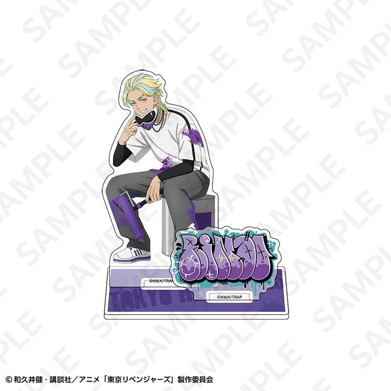 (Goods - Acrylic Stand) TV Anime Tokyo Revengers Acrylic Stand w/Frame Graffiti ver. Rindo