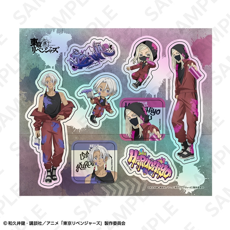 (Goods - Sticker) TV Anime Tokyo Revengers Iridescent Buddy Sticker Graffiti ver. Izana & Sanzu Haruchiyo