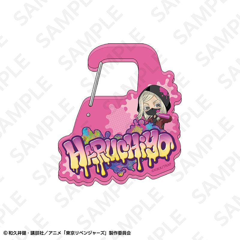 (Goods - Keychain) TV Anime Tokyo Revengers Name Acrylic Snap Ring Graffiti ver. Sanzu Haruchiyo