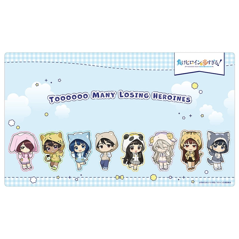 (Goods - Deskmat) Too Many Losing Heroines! Rubber Mat (Animal Hoodie)