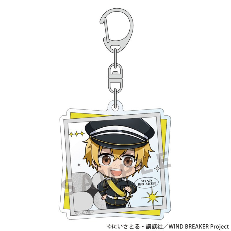(Goods - Keychain) WIND BREAKER Acrylic Keychain (Akihiko Nirei/Camo Co-ord)