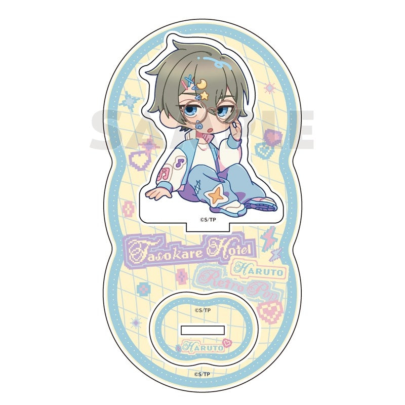 (Goods - Stand Pop) Tasokare Hotel TV Anime Acrylic Stand (Atori Haruto/Retro Pop)