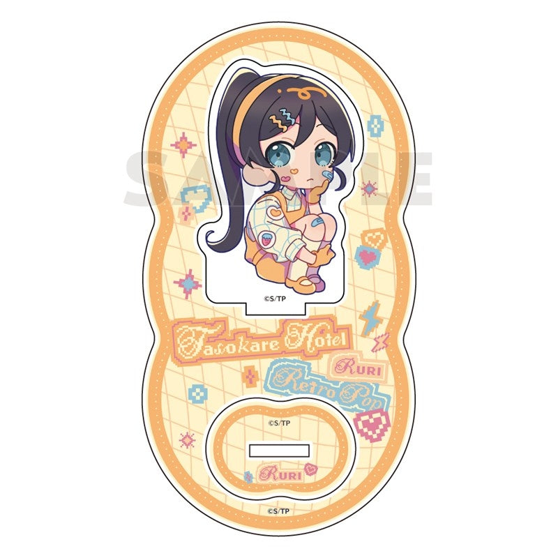 (Goods - Stand Pop) Tasokare Hotel TV Anime Acrylic Stand (Ruri/Retro Pop)