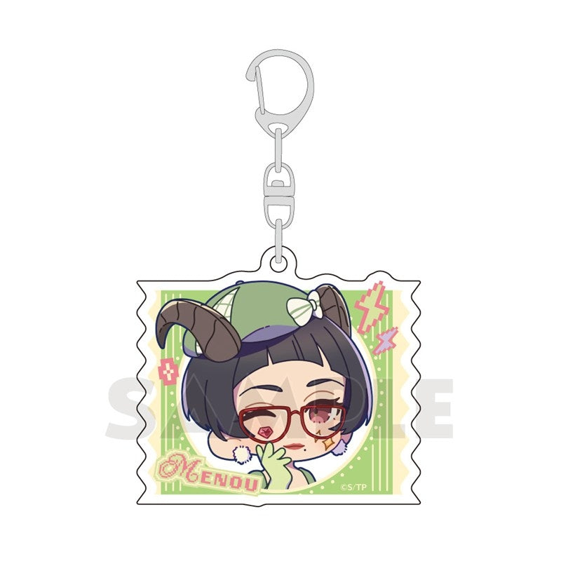 (Goods - Key Chain) Tasokare Hotel TV Anime Acrylic Key Chain (Menow/Retro Pop)