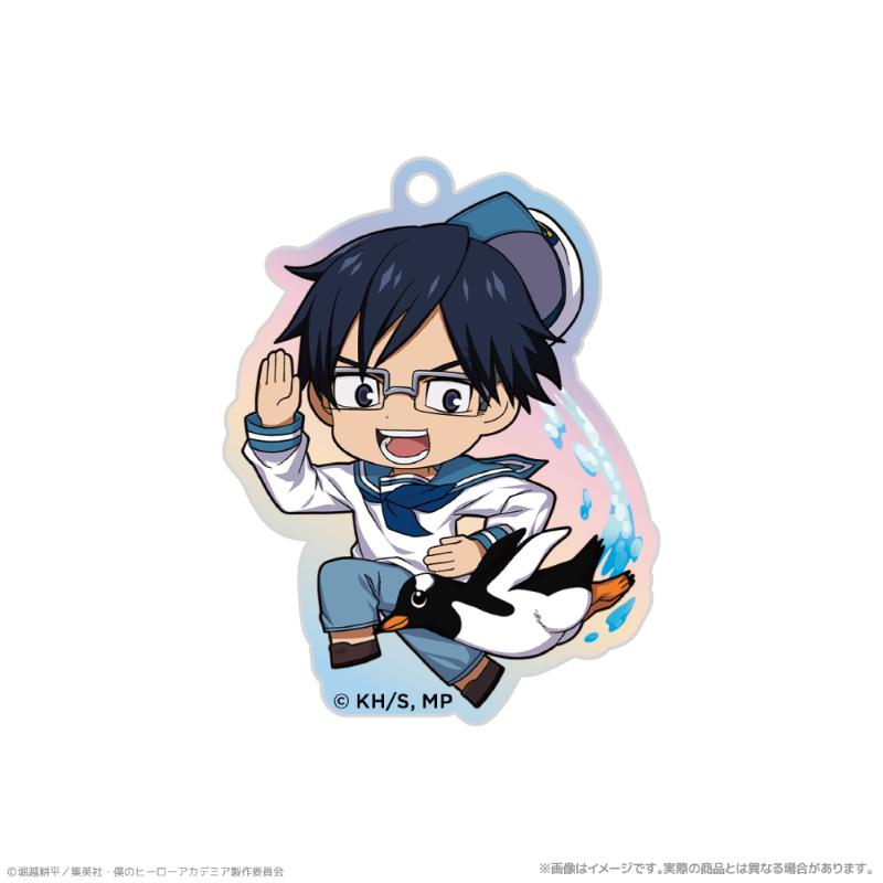 (Goods - Keychain) My Hero Academia Iridescent Acrylic Keychain_Tenya Iida Together with Sea Creatures PLUS ULTRA