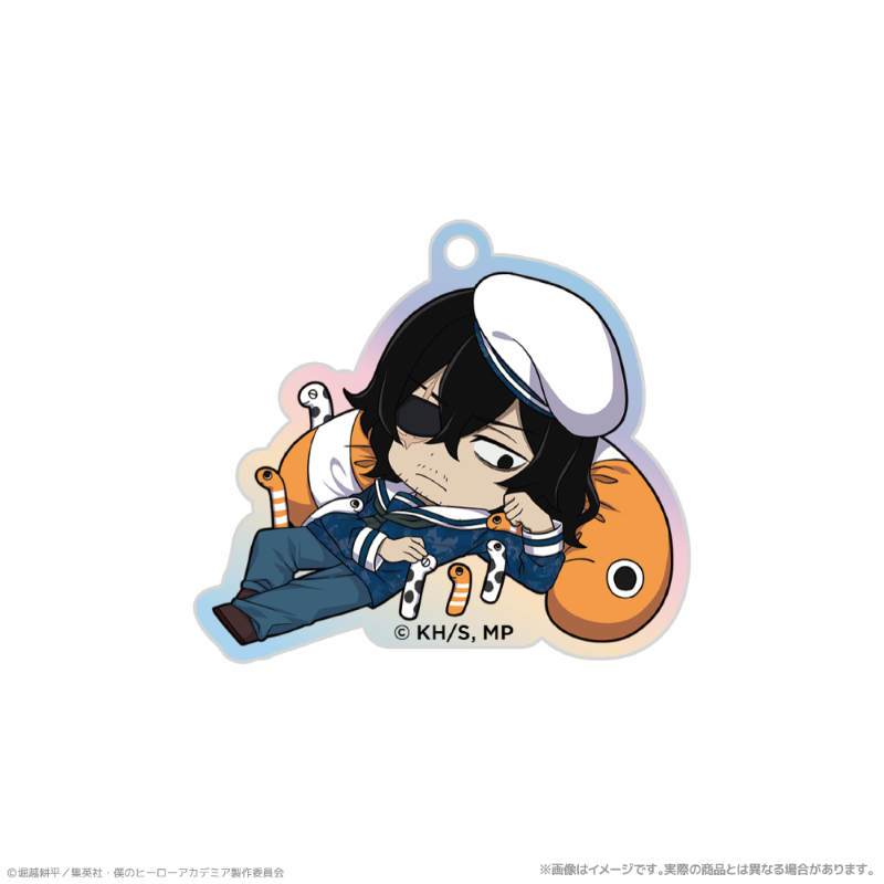 (Goods - Keychain) My Hero Academia Iridescent Acrylic Keychain_Shota Aizawa Together with Sea Creatures PLUS ULTRA