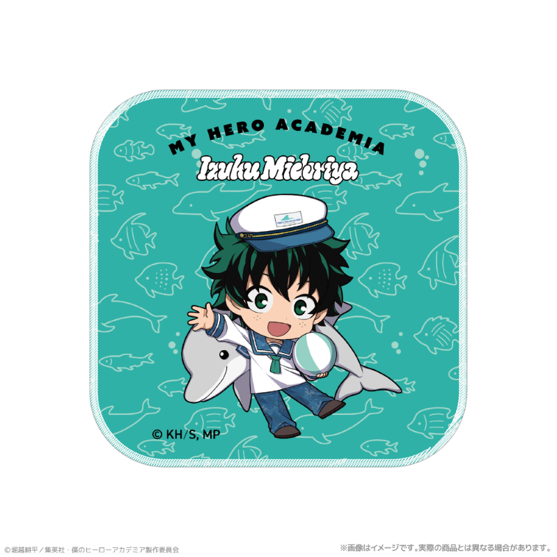 (Goods - Towel) My Hero Academia Hand Towel_Izuku Midoriya Together with Sea Creatures PLUS ULTRA
