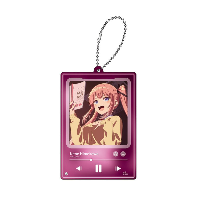 (Goods - Acrylic Stand) Playing Death Games to Put Food on the Table Keychain w/Acrylic Card Nene Himekawa