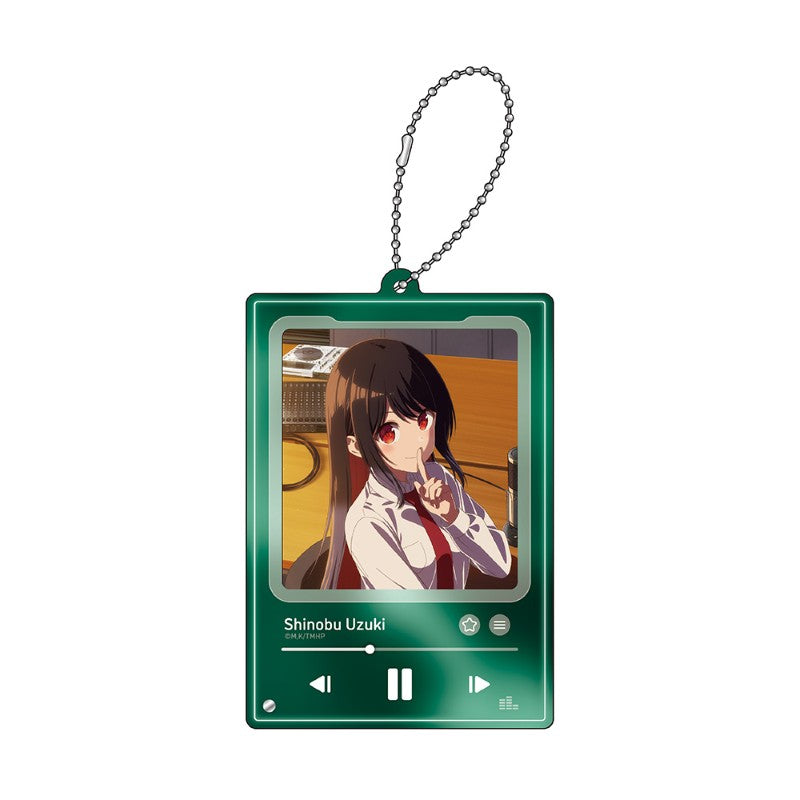 (Goods - Acrylic Stand) Playing Death Games to Put Food on the Table Keychain w/Acrylic Card Shinobu Uzuki