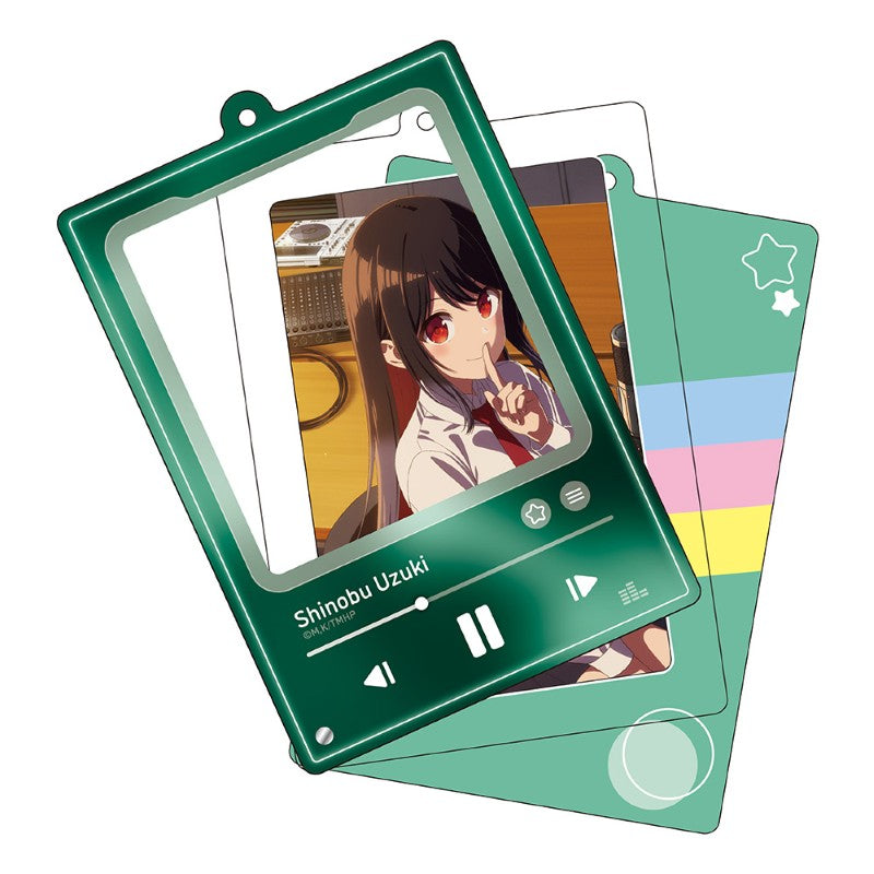 (Goods - Acrylic Stand) Playing Death Games to Put Food on the Table Keychain w/Acrylic Card Shinobu Uzuki