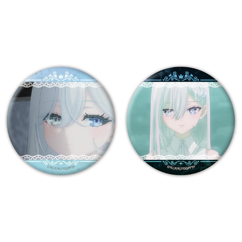 (Goods - Badge) Playing Death Games to Put Food on the Table Iridescent Button Badge Set of 2 Yuki