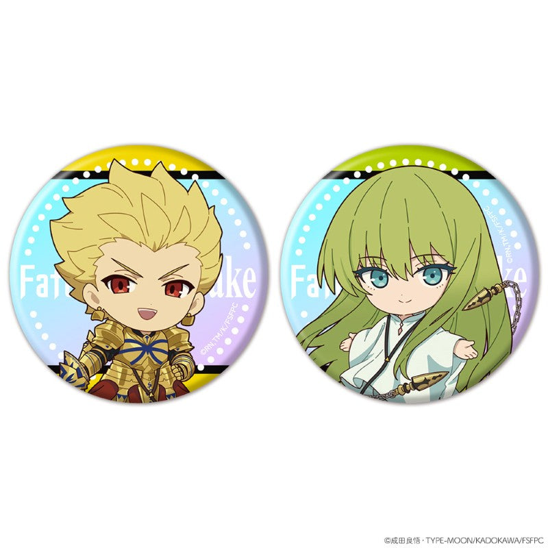 (Goods - Badge) Fate/strange Fake Iridescent Button Badge Set of 2 Chibi Archer & Lancer