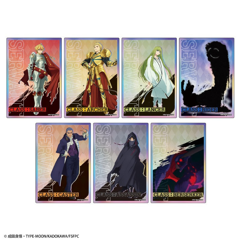 (1BOX=7)(Goods - Card) Fate/strange Fake Trading Iridescent Acrylic Card (7 Types Total)