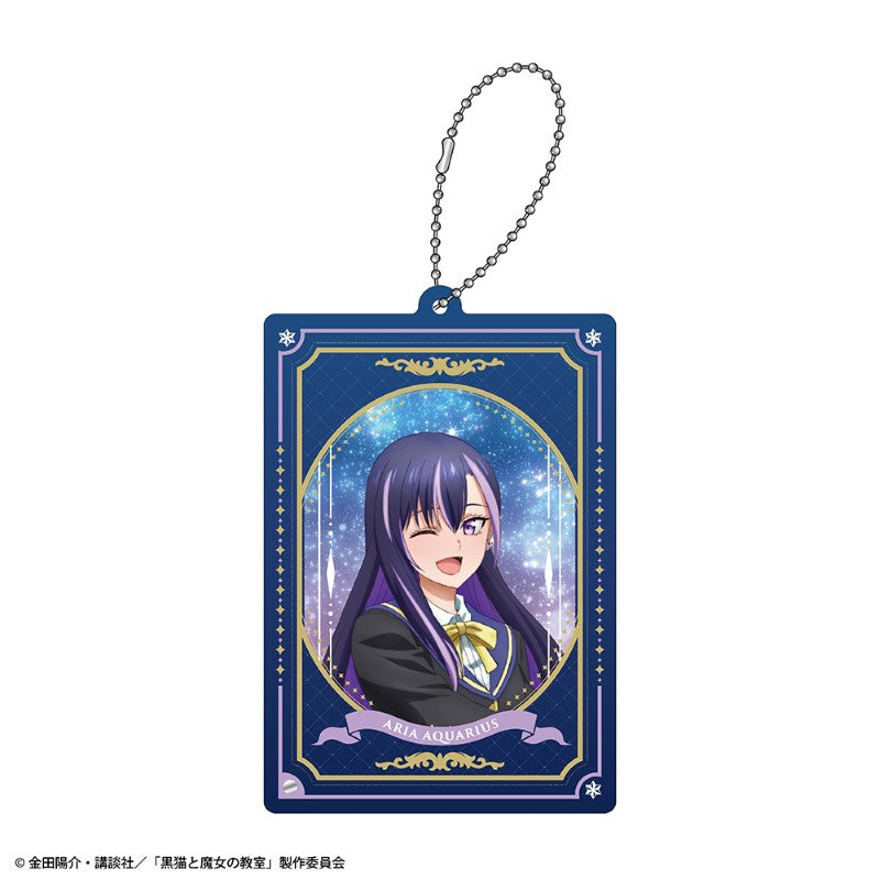 (Goods - Keychain) TV Anime The Classroom of a Black Cat and a Witch Keychain w/Acrylic Card Aria Aquarius