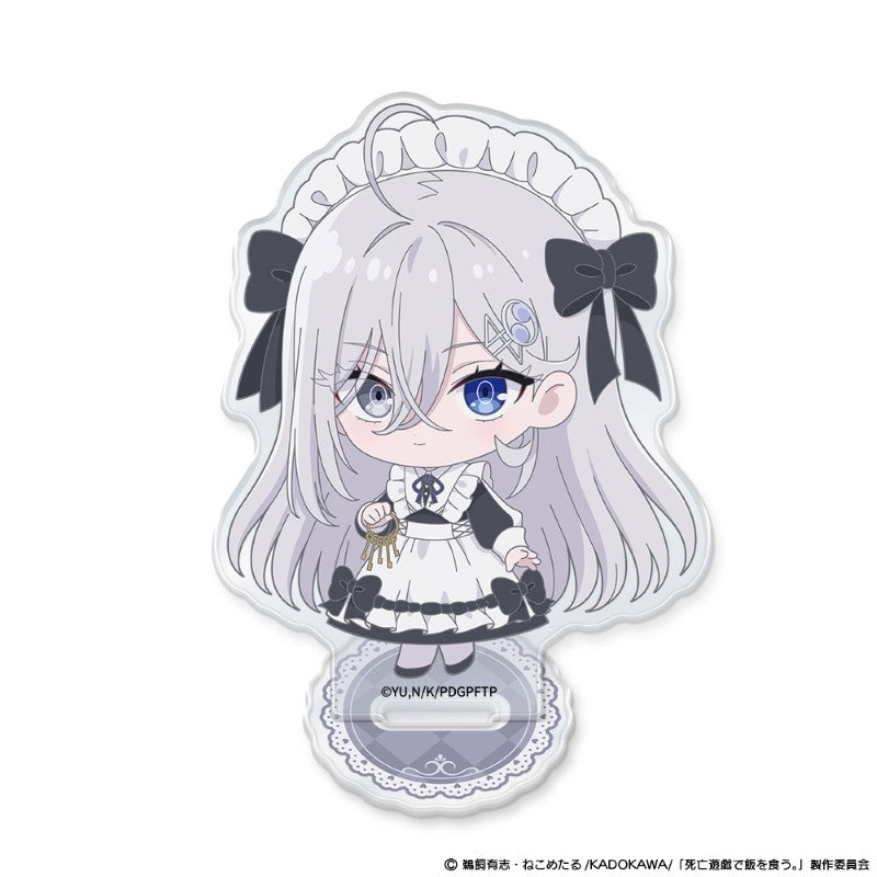 (Goods - Acrylic Stand) Playing Death Games to Put Food on the Table Chibi Acrylic Chara Stand Yuki GHOST HOUSE ver.