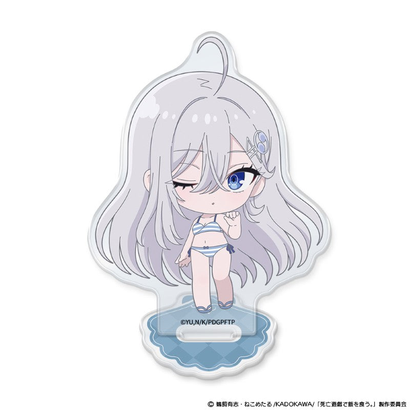 (Goods - Acrylic Stand) Playing Death Games to Put Food on the Table Chibi Acrylic Chara Stand Yuki CLOUDY BEACH <Wink> ver.